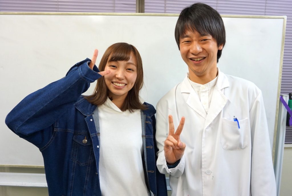 合格後も遊びに来てくれる卒業生