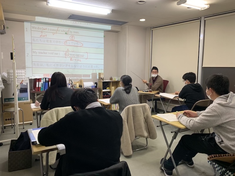 塾長の普段の授業風景です。